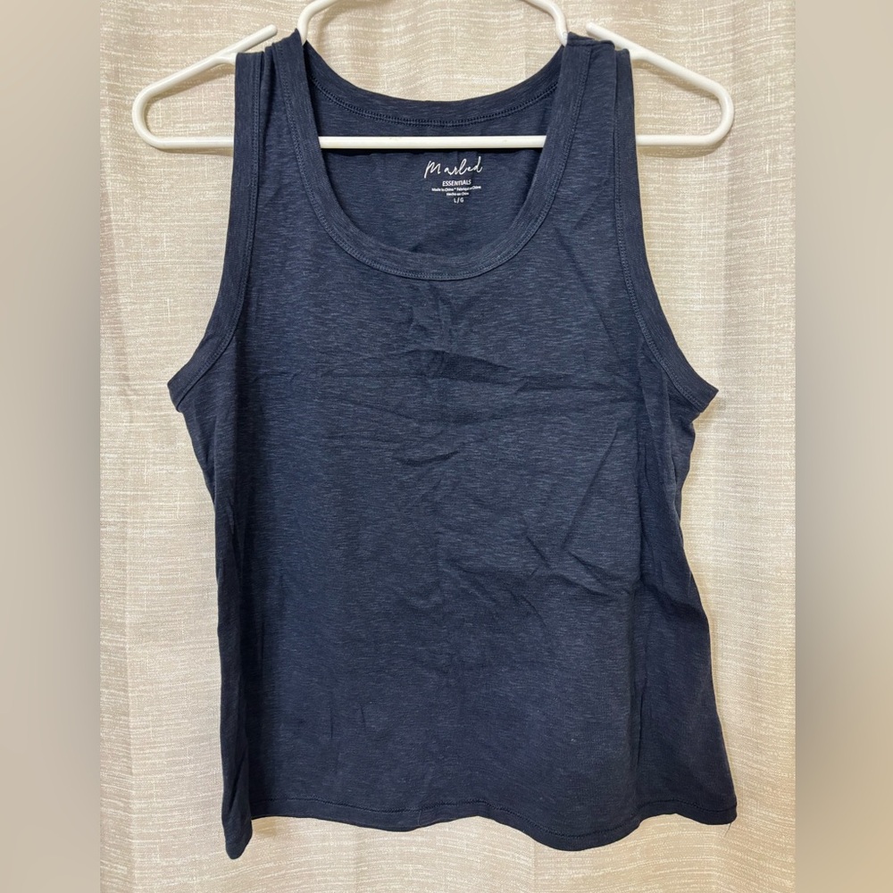 Navy Blue Tank Top